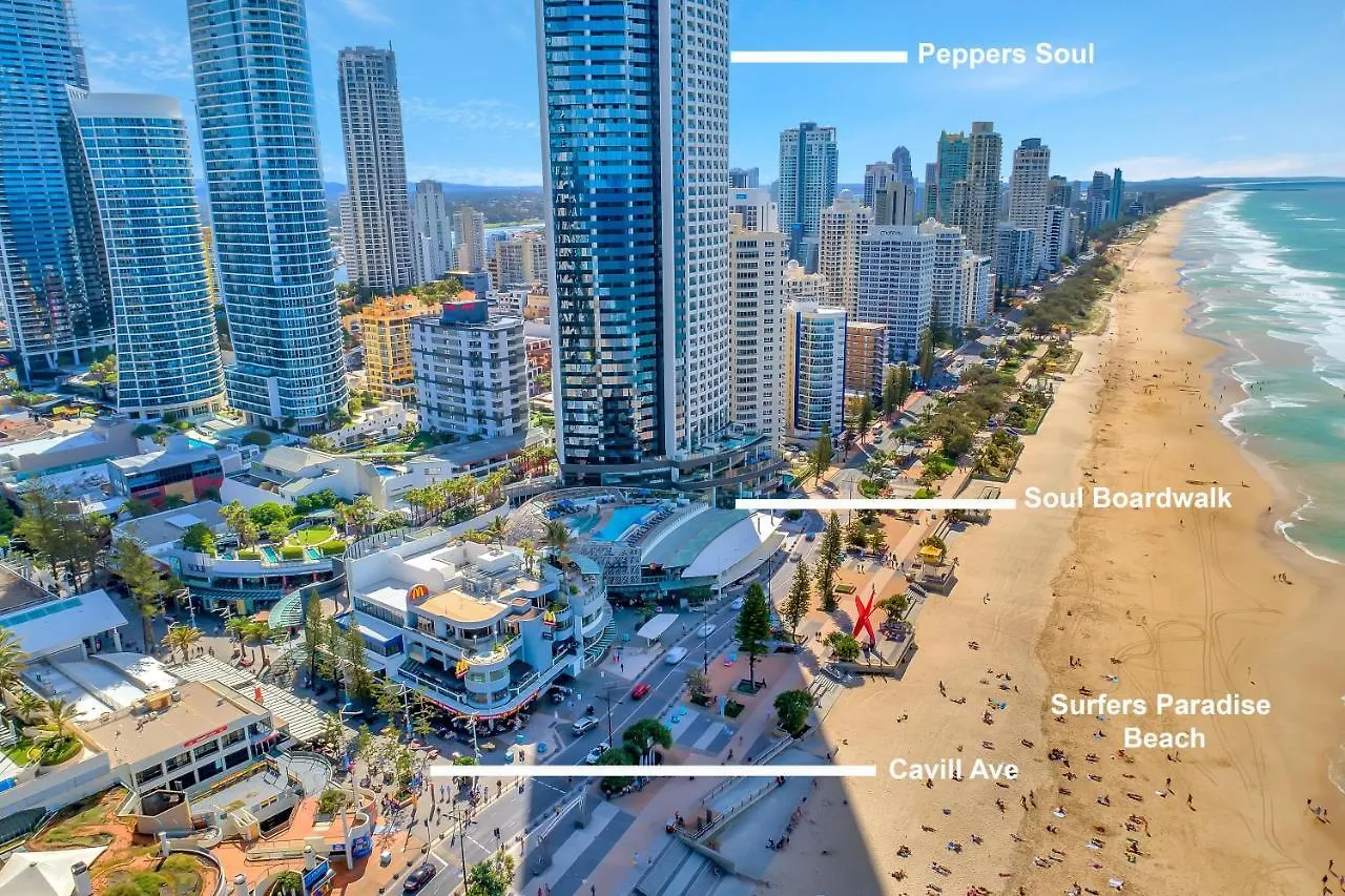 Soul Beachfront 3Brm Ocean View - Optimise Bnb غولد كوست